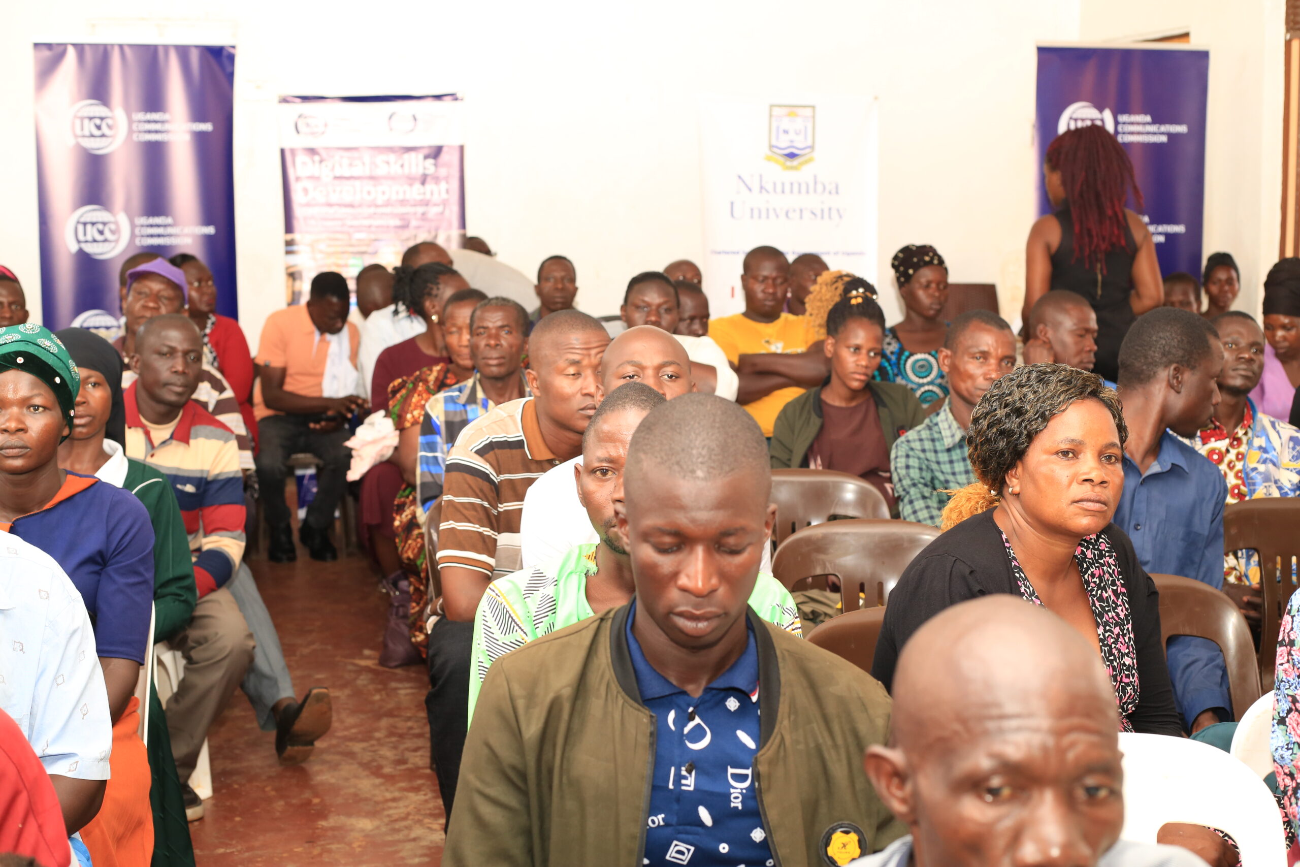 Residents of Kaliro during day 1 of the training