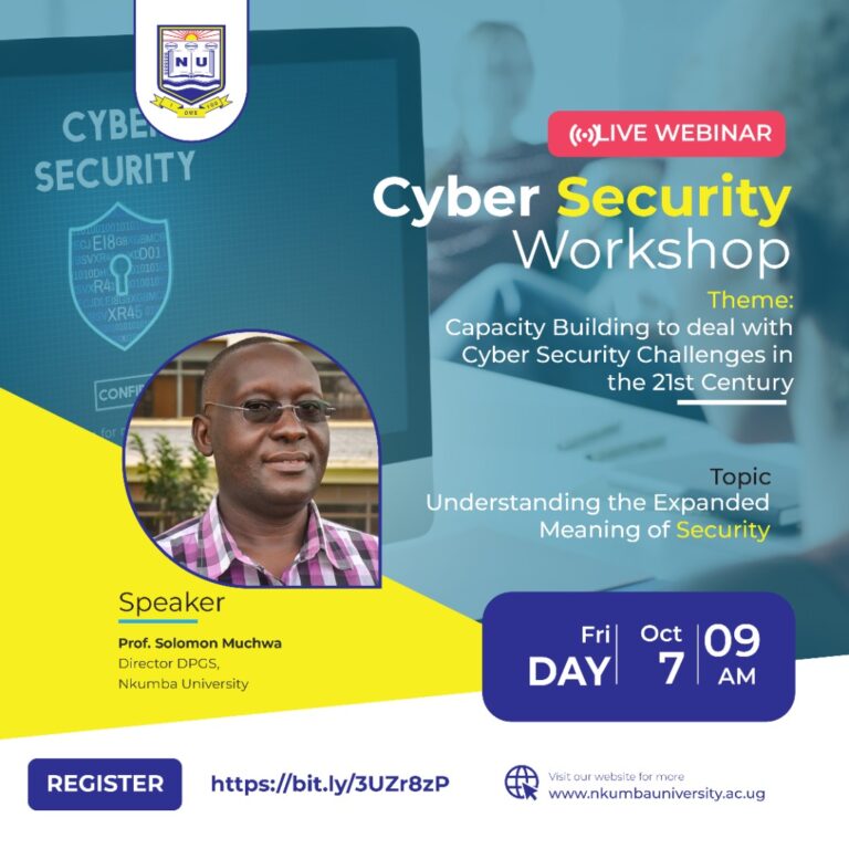 Nkumba university to host a  cyber security webinar