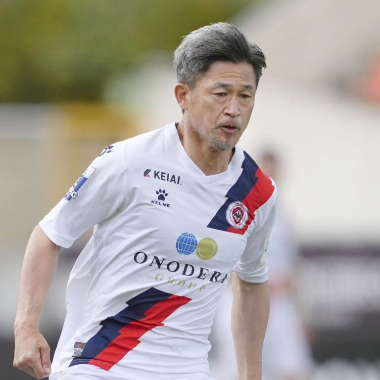 Kazuyoshi Miura,football’s oldest player at 56
