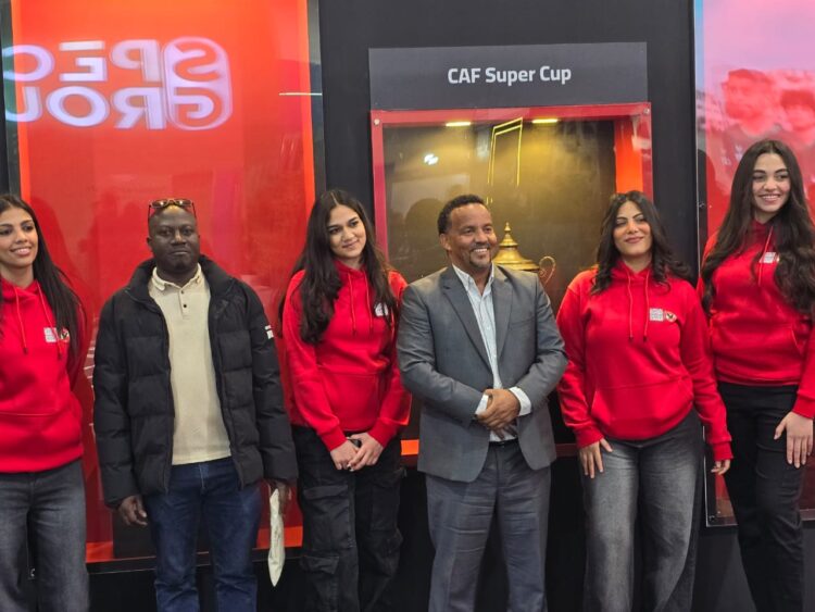 Mr. Joseph Muyira (2nd left) with colleagues while in Cairo-Egypt