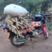 Photo: Mutaasa’s Bajaj CT125 motorcycle while in Bombo – Kalule, loaded with a consignment to be delivered to Kampala