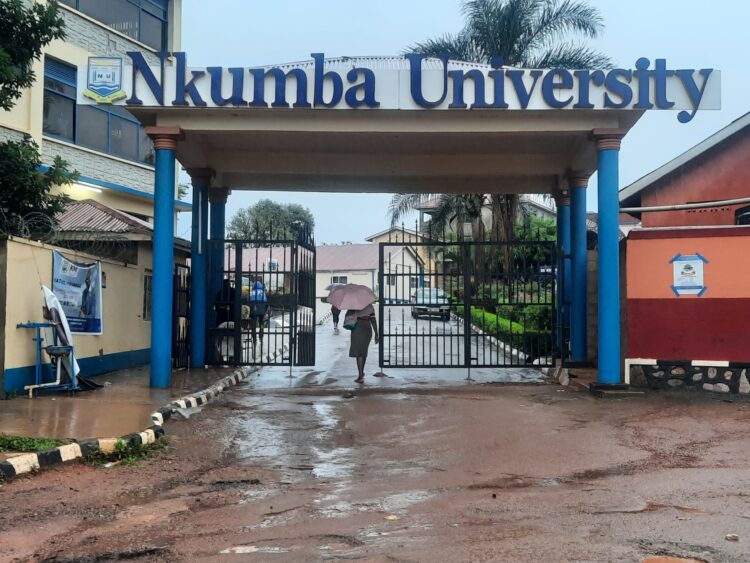 Sate of affairs at Nkumab University Main Gate