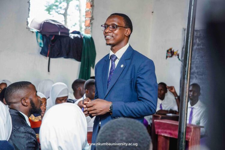 Katended Muhammad courting students at TS1