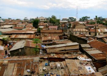 Aerial view of Kisenyi Slum// courtesy photo