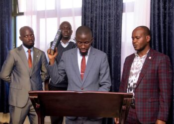 Derrick Mawanda Takes Oath