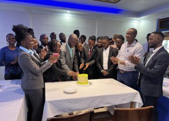 Nkumba Law Students Cut Cake After Final Exams