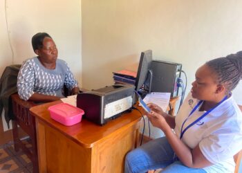Interactive session with the Director of studies St Noa Kiyinda Primary school Ms. Nanyonjo Dorothy