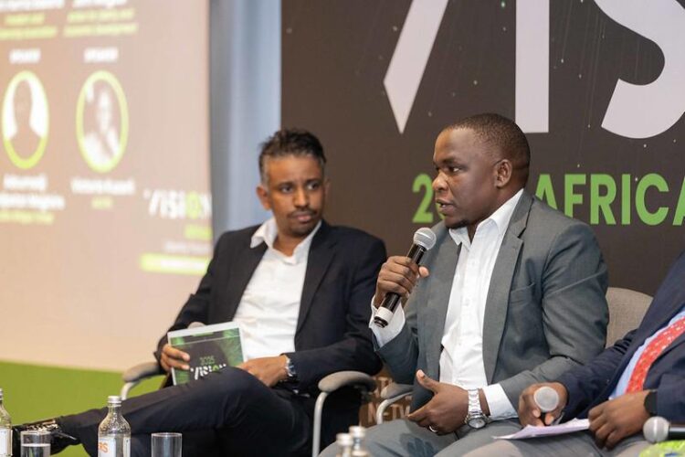 John Mugabi (R) Executive Director-ALED Africa’s.