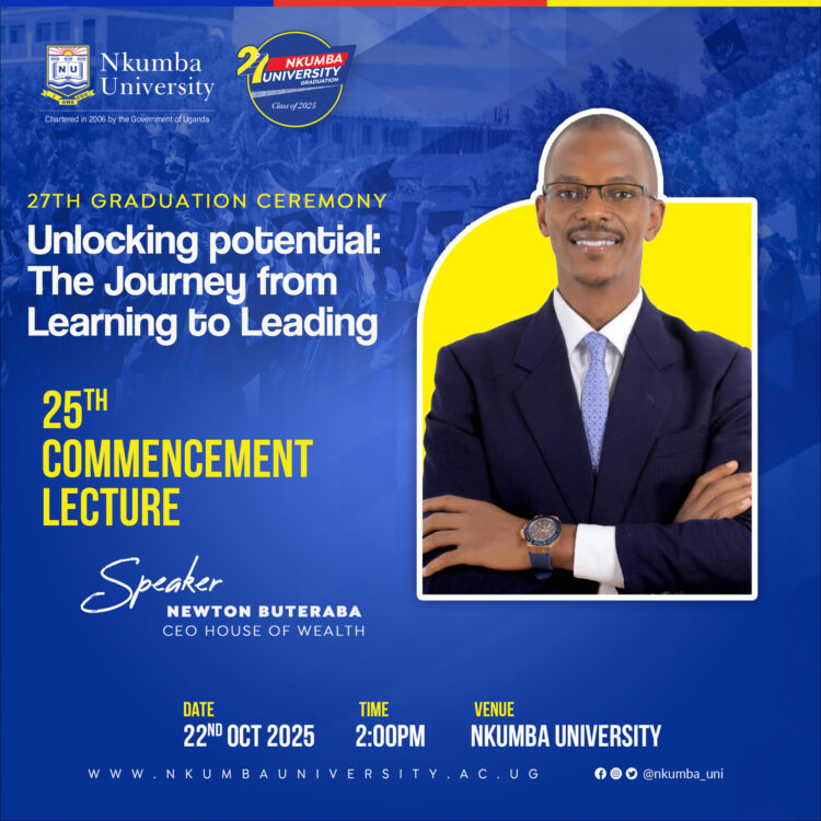 Newton Buteraba to Deliver Nkumba University’s 25th Commencement Lecture