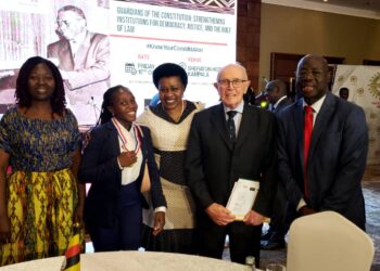 Namayanja Veronica (2nd Left) shortly after being crowned winner// Courtesy Photo
