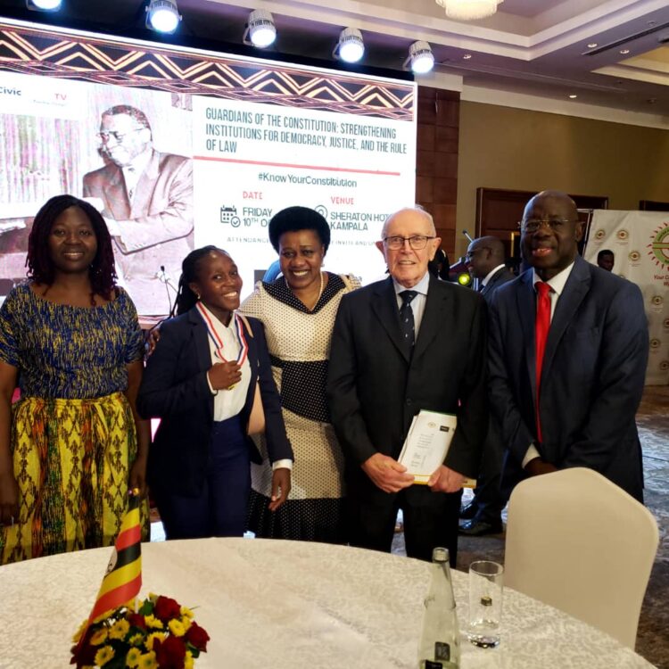 Namayanja Veronica (2nd Left) shortly after being crowned winner// Courtesy Photo