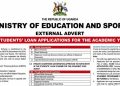 Government Opens up 2026/27 Students’ Loan Application Window