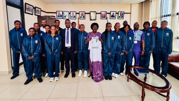 Rt. Hon Kadaga Rallies Ladies’ Football Team Ahead Cairo Challenge
