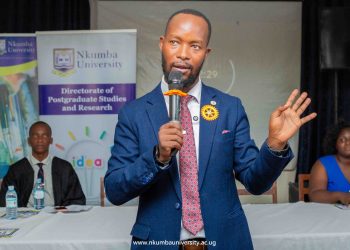 Luzzi Urges Nkumba Freshers to Turn Knowledge into Wealth